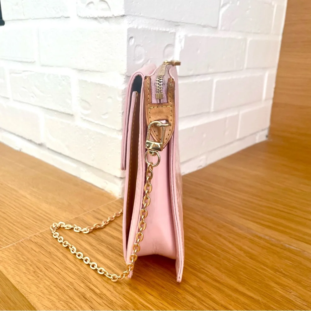 Louis Vuitton Authentic Custom Pink Mott Shoulder Bag - Picture 3 of 14